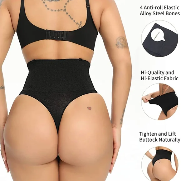 BIGSALE!🆕️Seamless Tummy Control Thong Shapewear Shaping Panties Body Shaper - Picture 9 of 9